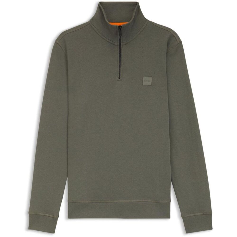 Boss Mens Zetrust Fleece Sweatshirt / Gray